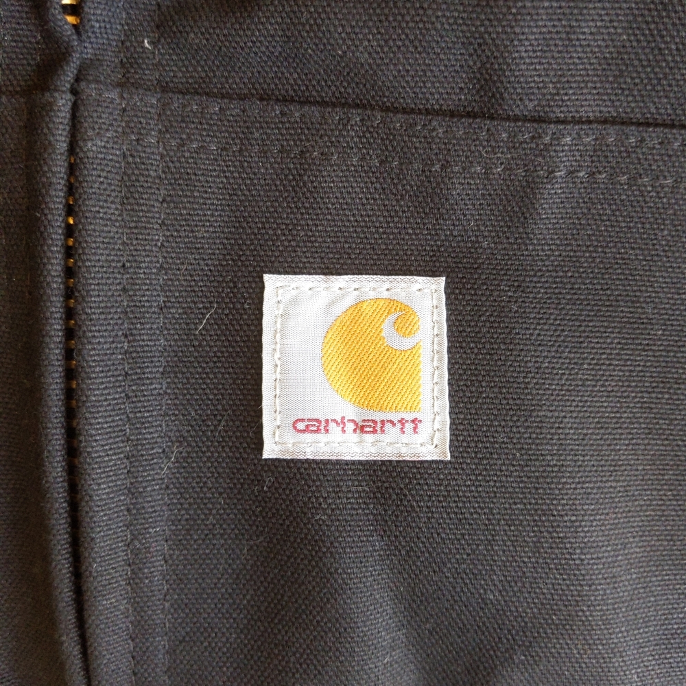 Carhartt Men's Quilted Flannel Lined Duck Active - Picture 6 of 6